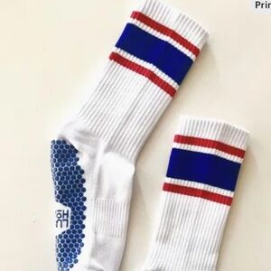 Vintage Dad Tube Sock, Pilates Grip Socks